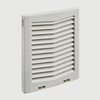 HG Filter Fan Exhaust Grilles, fits HF10 fans, 10-inch, IP54, Lt Gray